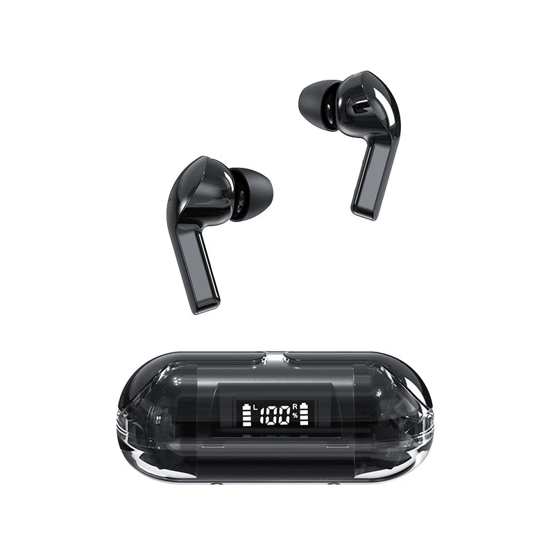 Auriculares Inalámbricos TWS Baratos, Audífonos Inalámbricos con Control Táctil, Auriculares Bluetooth con Control de Volumen sin Necesidad de Teléfono