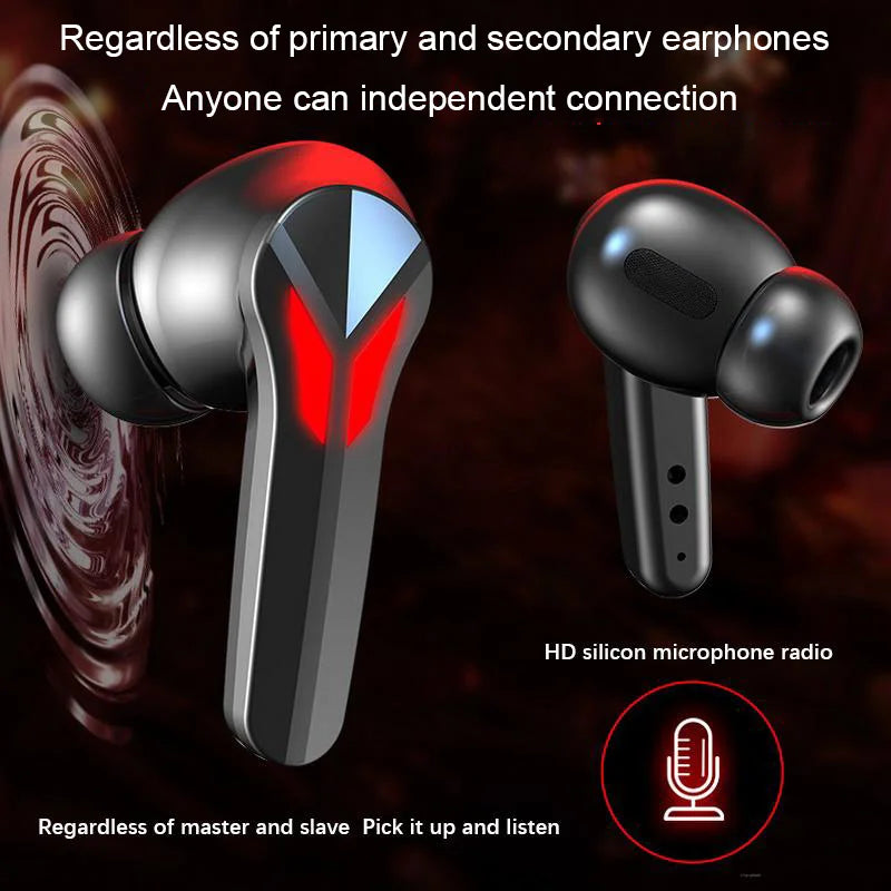 Auriculares Bluetooth AIR-J13Pro nuevos, auriculares inalámbricos con micrófono, llamadas HD de baja latencia, auriculares estéreo de alta fidelidad con cancelación de ruido