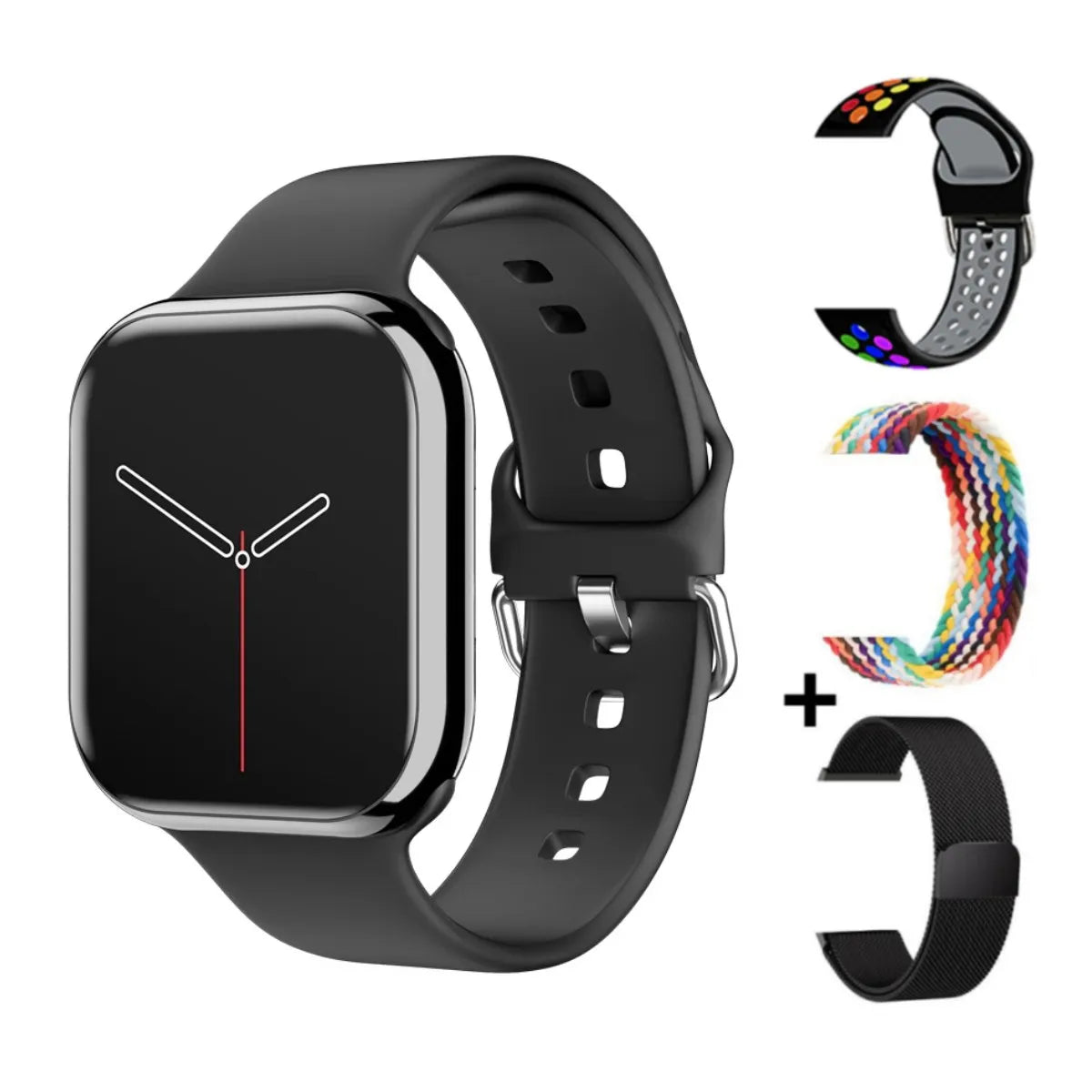 Reloj Inteligente Serie 10 Watch 10 GPS con Memoria DT, Música, Video, Llamadas Bluetooth, Monitor de Ritmo Cardíaco, Resistente al Agua, NFC, para Apple y Android
