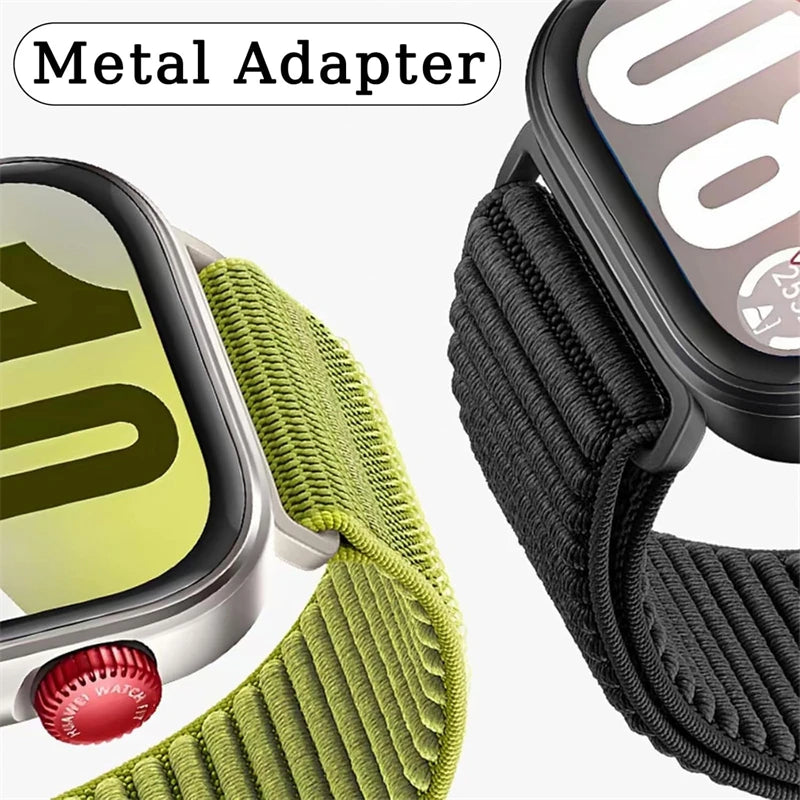 Correa de nailon trenzada para Huawei Watch Fit3/4Pro/5Pro, banda cómoda y transpirable para accesorios Huawei Watch Fit3/Fit4/Fit5