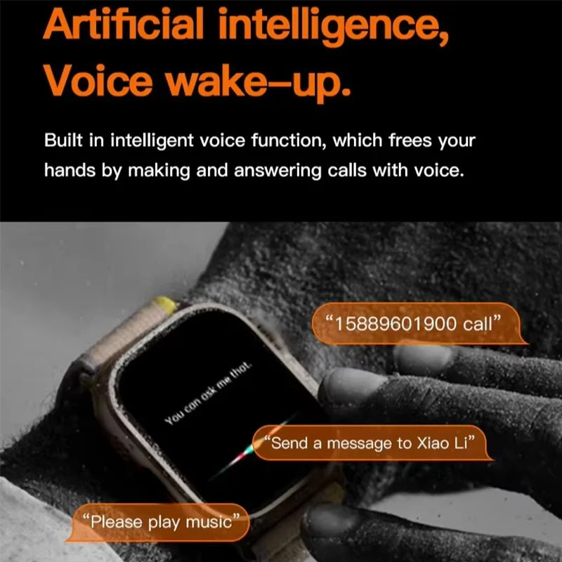 Relojes inteligentes originales T800 Ultra2, llamada Bluetooth, rastreador de salud y estado físico, modo multideporte, reloj inteligente para mujeres y hombres para Android IOS
