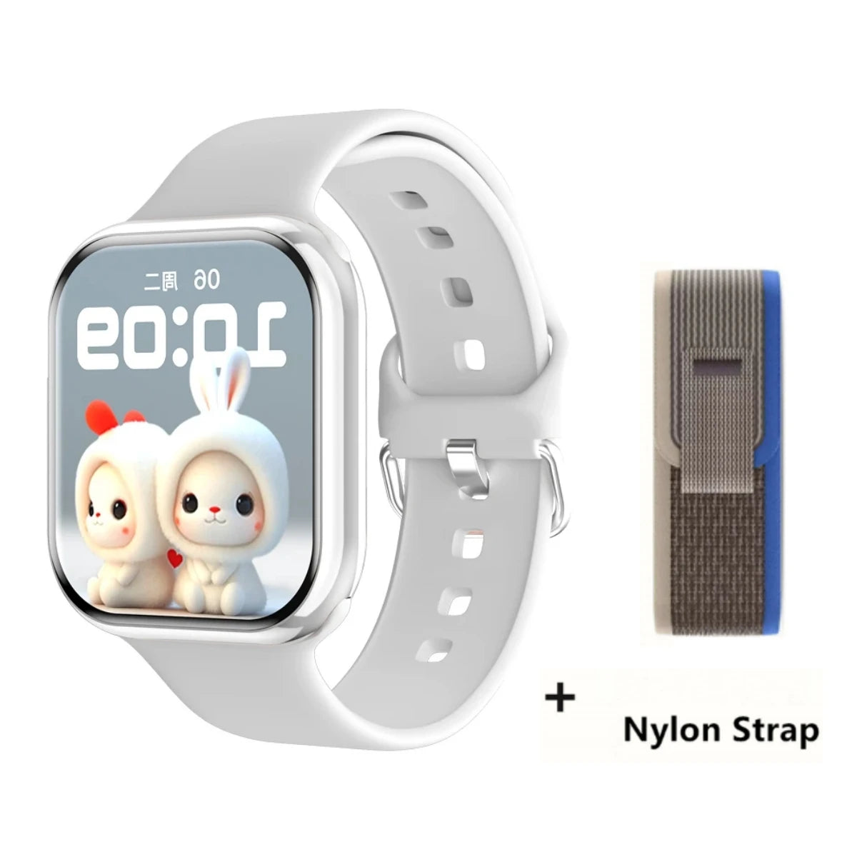 Reloj Inteligente Serie 10 Watch 10 GPS con Memoria DT, Música, Video, Llamadas Bluetooth, Monitor de Ritmo Cardíaco, Resistente al Agua, NFC, para Apple y Android