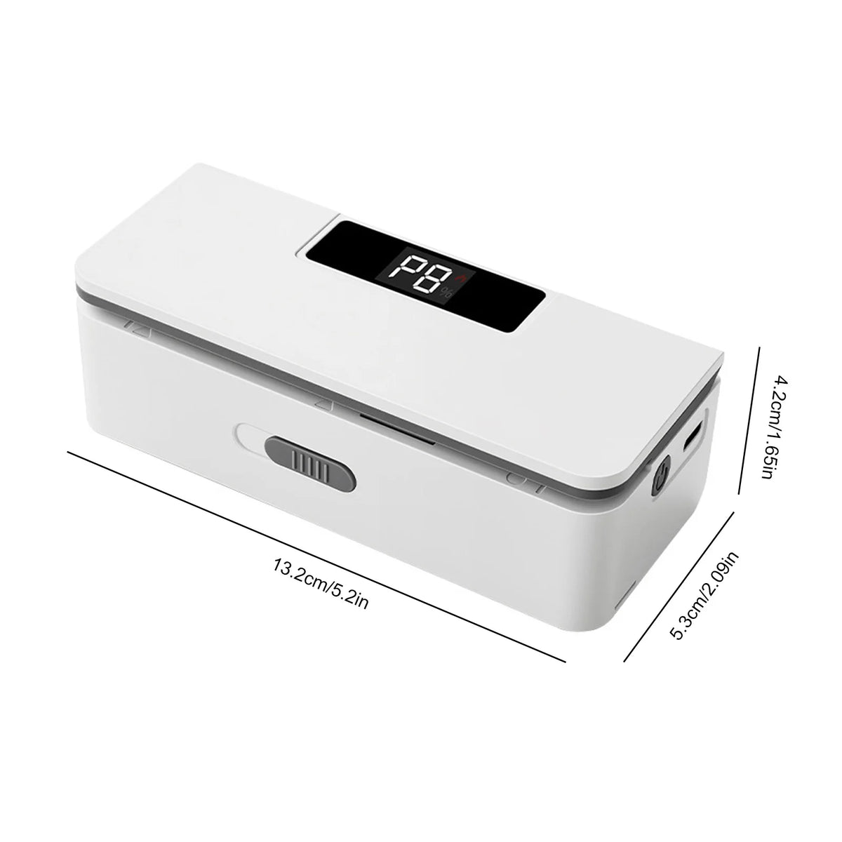 Sellador de Bolsas Magnético 2 en 1 para Refrigerador, Sellador Portátil Ajustable de 8 Niveles, Recargable por USB-C de 1800mAh, para Refrigerador y Cocina