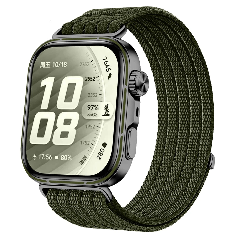 Correa de nailon trenzada para Huawei Watch Fit3/4Pro/5Pro, banda cómoda y transpirable para accesorios Huawei Watch Fit3/Fit4/Fit5