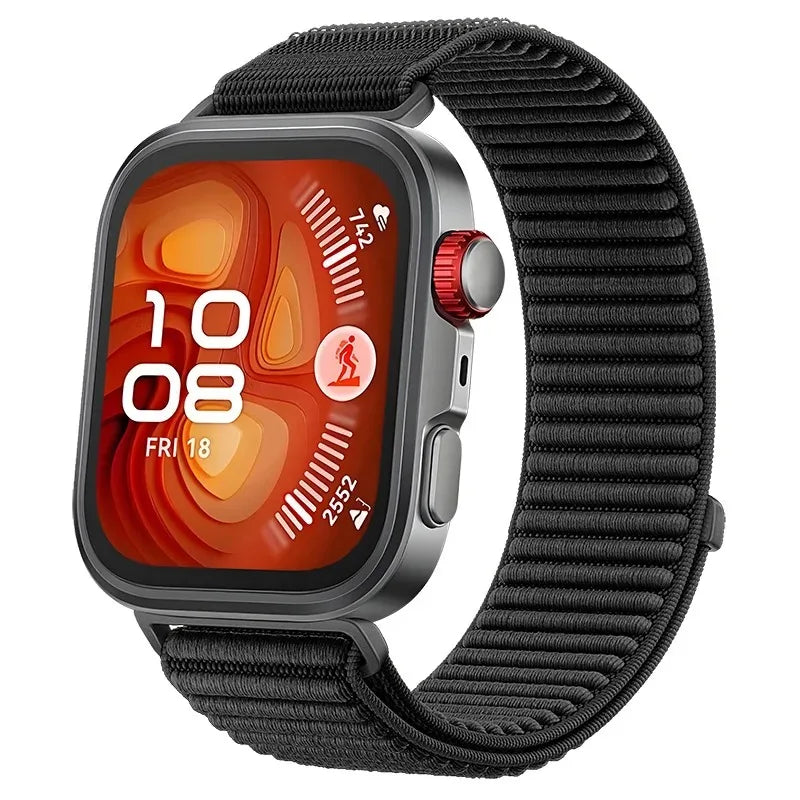 Correa de nailon trenzada para Huawei Watch Fit3/4Pro/5Pro, banda cómoda y transpirable para accesorios Huawei Watch Fit3/Fit4/Fit5