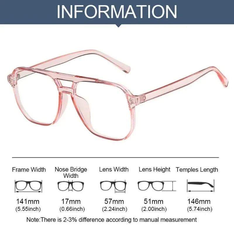 1 unidad de gafas modernas con filtro de luz azul, nuevas, para hombre y mujer, con montura transparente para usar frente a pantallas de ordenador, estilo retro y forma cuadrada.