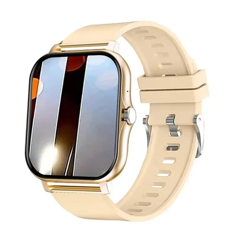 LAXASFIT 2025 nuevo reloj inteligente para hombre, regalo para mujer, pantalla completamente táctil, reloj deportivo para Fitness, reloj inteligente con llamadas Bluetooth