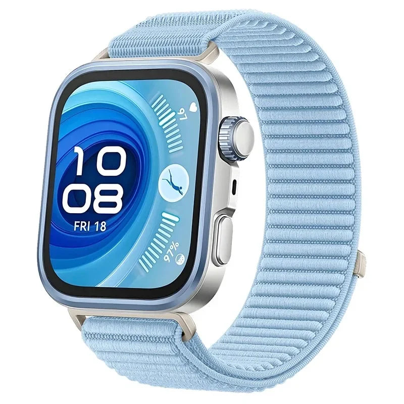 Correa de nailon trenzada para Huawei Watch Fit3/4Pro/5Pro, banda cómoda y transpirable para accesorios Huawei Watch Fit3/Fit4/Fit5