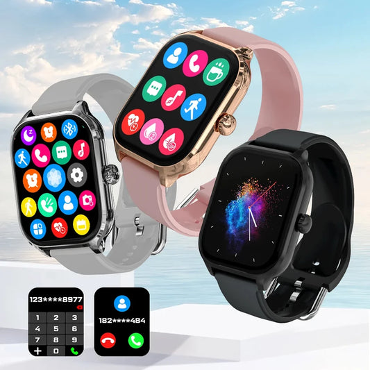 2026 nuevo reloj inteligente con llamada Bluetooth, reloj inteligente electrónico, reloj de pulsera Digital para Fitness, relojes de pulsera deportivos para hombre y mujer, Android iOS