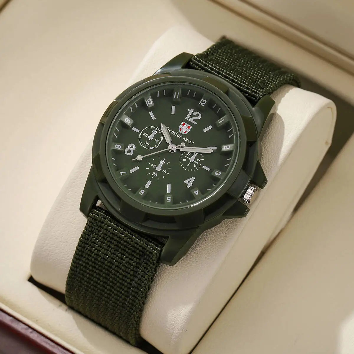 Relojes militares informales para hombre, reloj de pulsera deportivo de cuarzo con banda de nailon, reloj Masculino (sin caja)