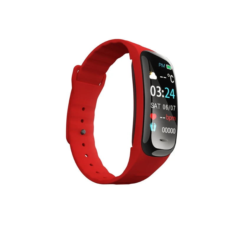 Reloj Inteligente C1 Plus, Monitor de Actividad Física, Bluetooth, Frecuencia Cardíaca, Presión Arterial, Contador de Pasos, Pulsera Deportiva para Hombres y Mujeres 2026