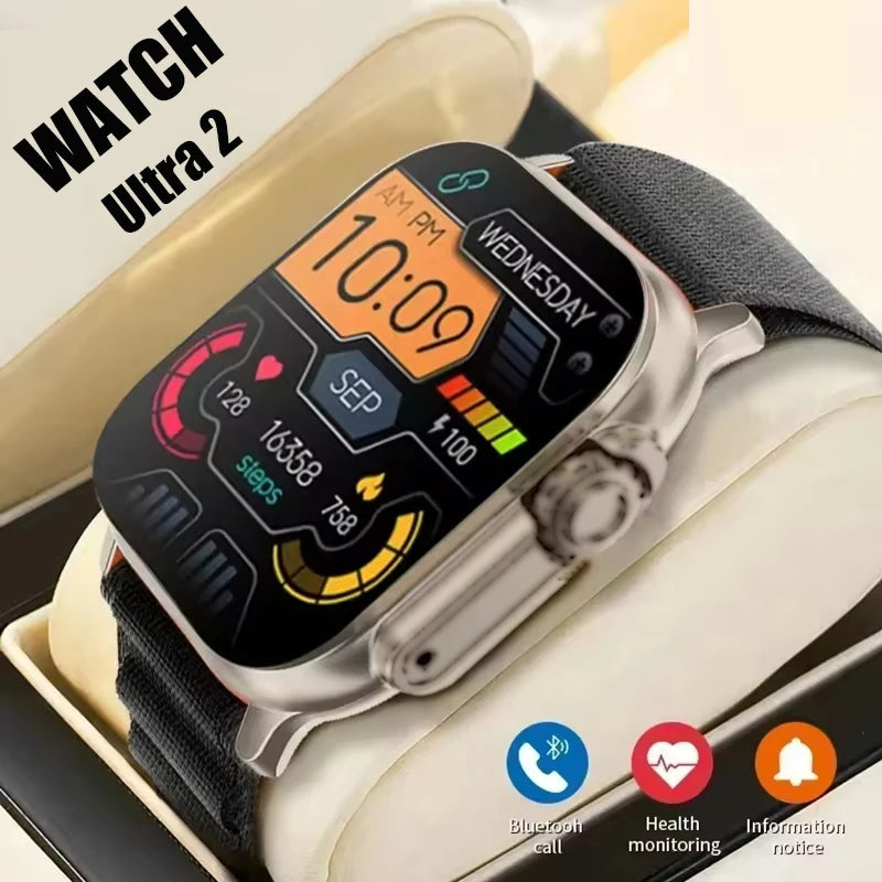Relojes inteligentes originales T800 Ultra2, llamada Bluetooth, rastreador de salud y estado físico, modo multideporte, reloj inteligente para mujeres y hombres para Android IOS