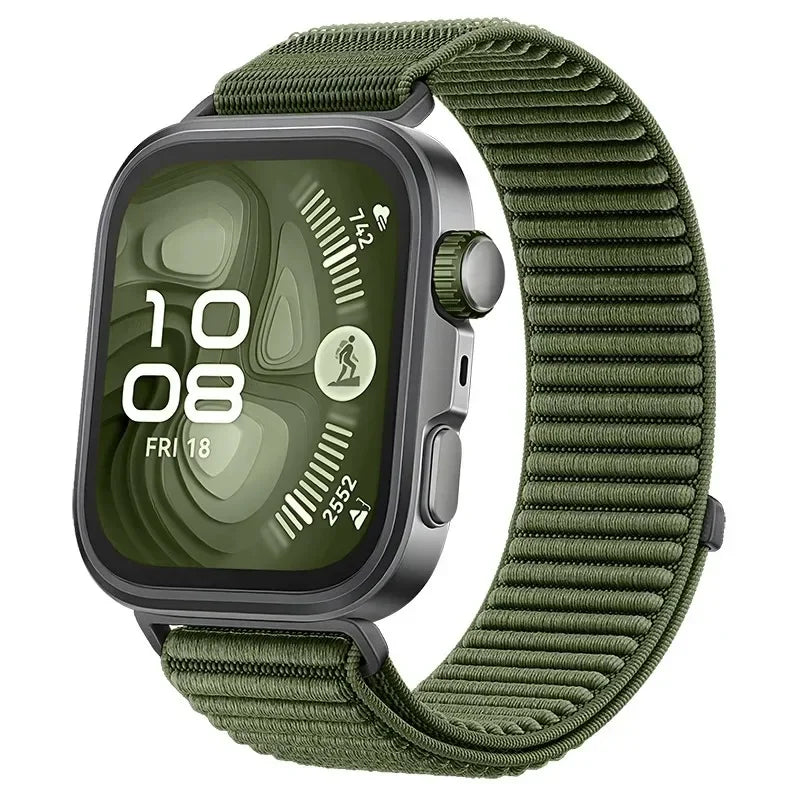 Correa de nailon trenzada para Huawei Watch Fit3/4Pro/5Pro, banda cómoda y transpirable para accesorios Huawei Watch Fit3/Fit4/Fit5