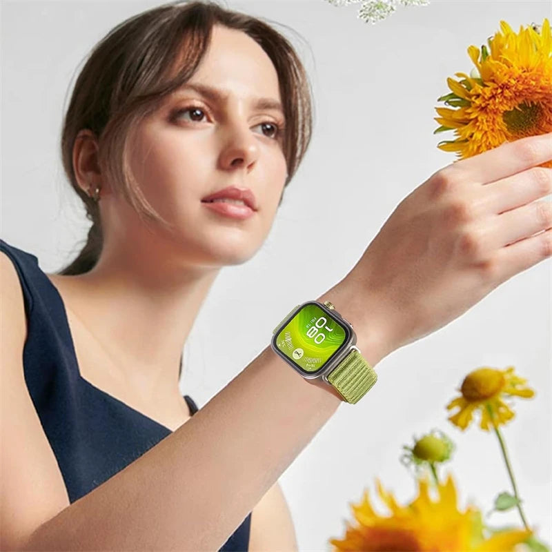 Correa de nailon trenzada para Huawei Watch Fit3/4Pro/5Pro, banda cómoda y transpirable para accesorios Huawei Watch Fit3/Fit4/Fit5