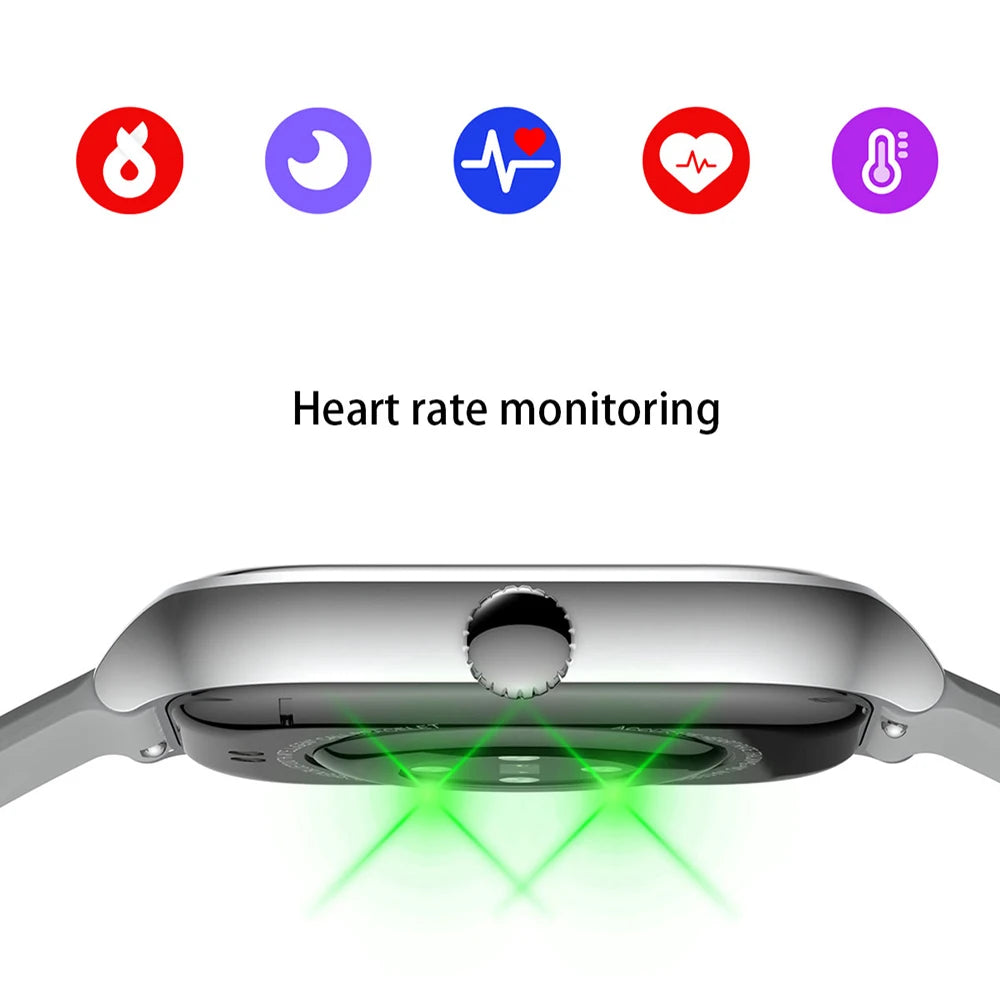 2026 nuevo reloj inteligente con llamada Bluetooth, reloj inteligente electrónico, reloj de pulsera Digital para Fitness, relojes de pulsera deportivos para hombre y mujer, Android iOS
