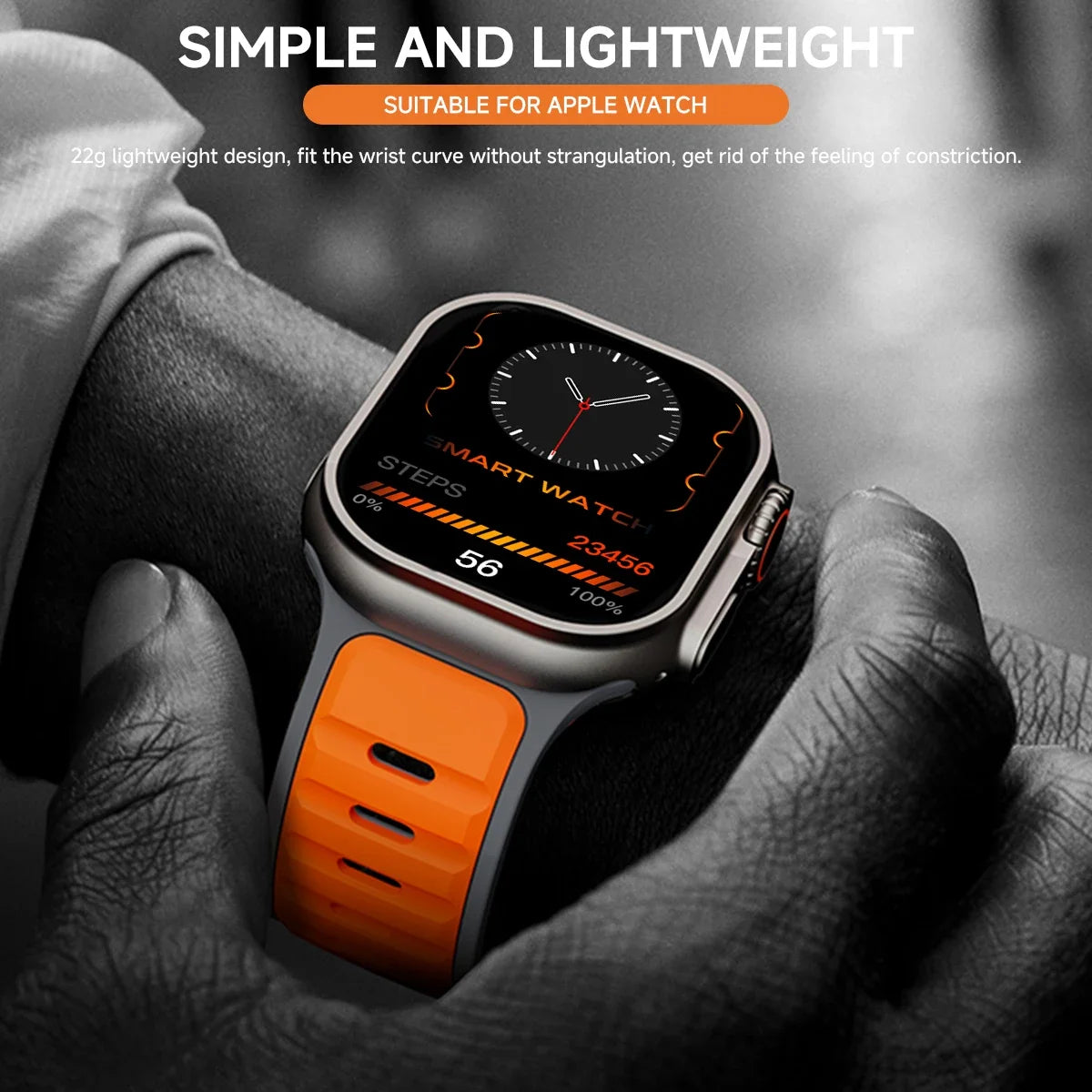 Para Iwatch Series 11 10 9 8 7 6 5 4 SE3 Ultra 1 2 Correa deportiva de silicona para Apple Watch 49mm 46mm 45mm 44mm 42mm 41mm 40mm