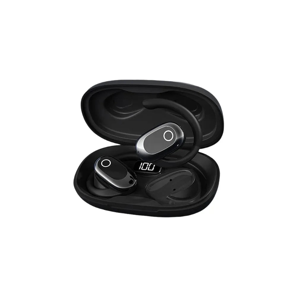 Auriculares Inalámbricos Bluetooth de Diseño Abierto y Sobre la Oreja, con Cancelación de Ruido y Micrófono Integrado, Auriculares Premium