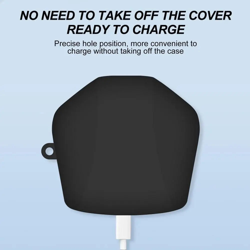 Estuche de almacenamiento de auriculares para Lenovo GM2 PRO, funda para auriculares inalámbricos, bolsa de transporte de silicona, Protector de auriculares a prueba de golpes con mosquetón