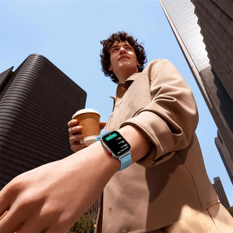 Correa de nailon trenzada para Huawei Watch Fit3/4Pro/5Pro, banda cómoda y transpirable para accesorios Huawei Watch Fit3/Fit4/Fit5
