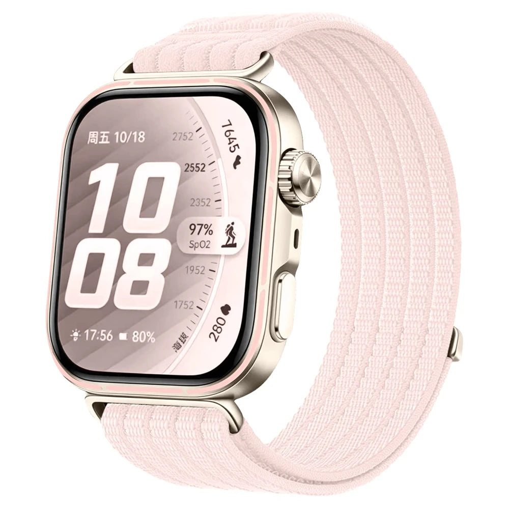 Correa de nailon trenzada para Huawei Watch Fit3/4Pro/5Pro, banda cómoda y transpirable para accesorios Huawei Watch Fit3/Fit4/Fit5