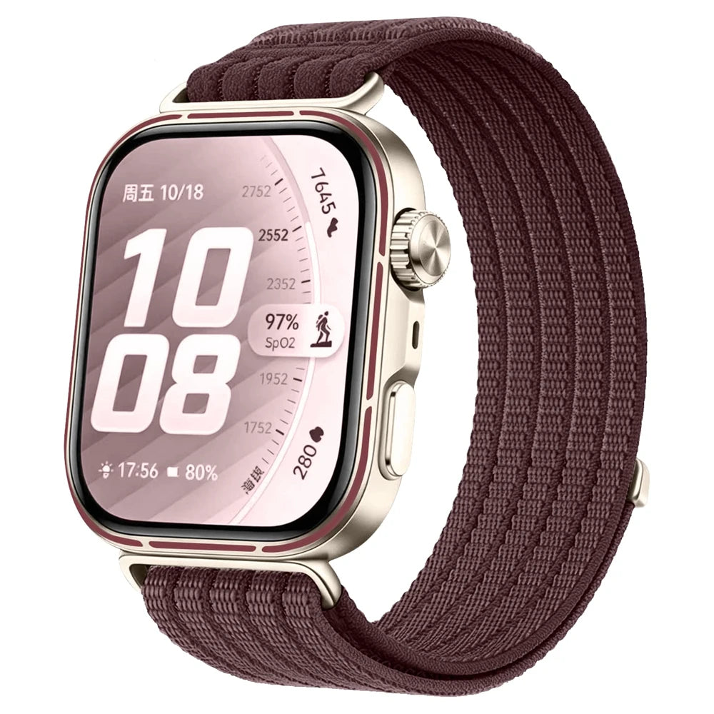 Correa de nailon trenzada para Huawei Watch Fit3/4Pro/5Pro, banda cómoda y transpirable para accesorios Huawei Watch Fit3/Fit4/Fit5