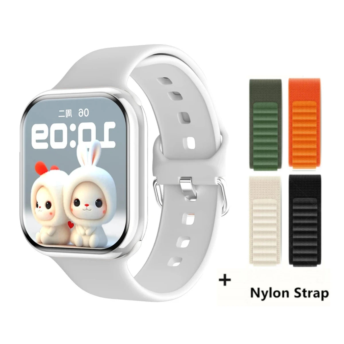 Reloj Inteligente Serie 10 Watch 10 GPS con Memoria DT, Música, Video, Llamadas Bluetooth, Monitor de Ritmo Cardíaco, Resistente al Agua, NFC, para Apple y Android