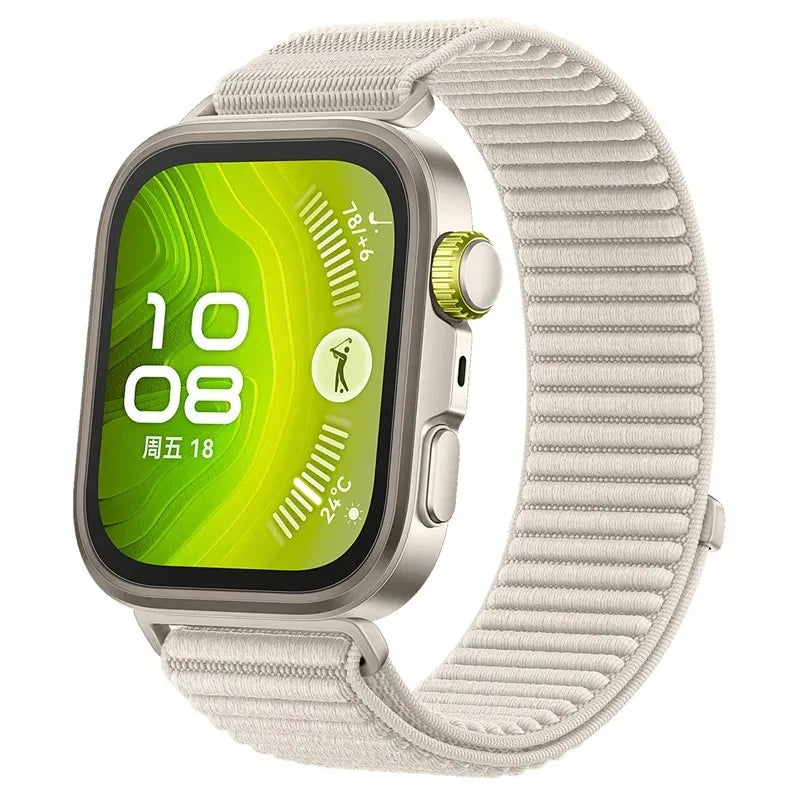 Correa de nailon trenzada para Huawei Watch Fit3/4Pro/5Pro, banda cómoda y transpirable para accesorios Huawei Watch Fit3/Fit4/Fit5