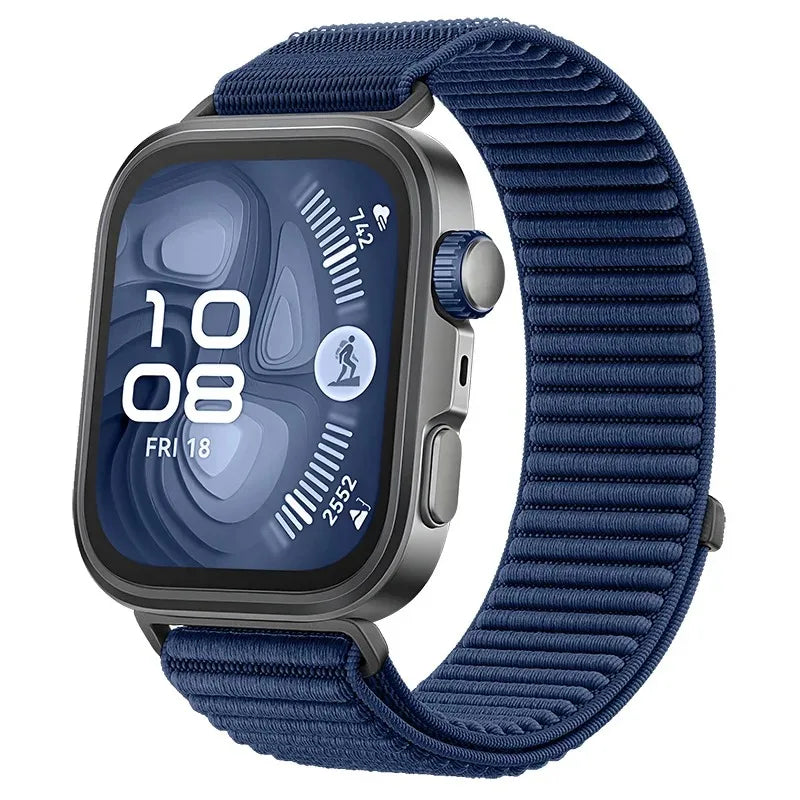 Correa de nailon trenzada para Huawei Watch Fit3/4Pro/5Pro, banda cómoda y transpirable para accesorios Huawei Watch Fit3/Fit4/Fit5