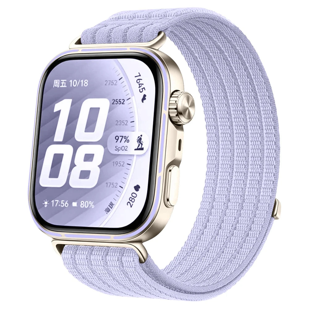 Correa de nailon trenzada para Huawei Watch Fit3/4Pro/5Pro, banda cómoda y transpirable para accesorios Huawei Watch Fit3/Fit4/Fit5