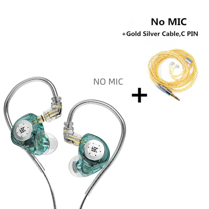 KZ EDX PRO-auriculares intrauditivos dinámicos, cascos HIFI con Monitor de DJ, deportivos, con cancelación de ruido, KZ ZSTX ZSN PRO EDR1 ZAS ED9