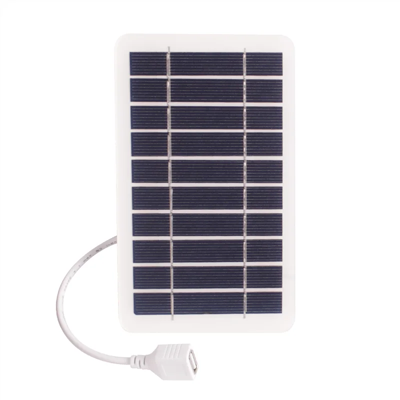 Cargador portátil USB seguro y estable, cargador de panel solar, Compatible con teléfonos, ventiladores, linternas para viajes al aire libre, Camping