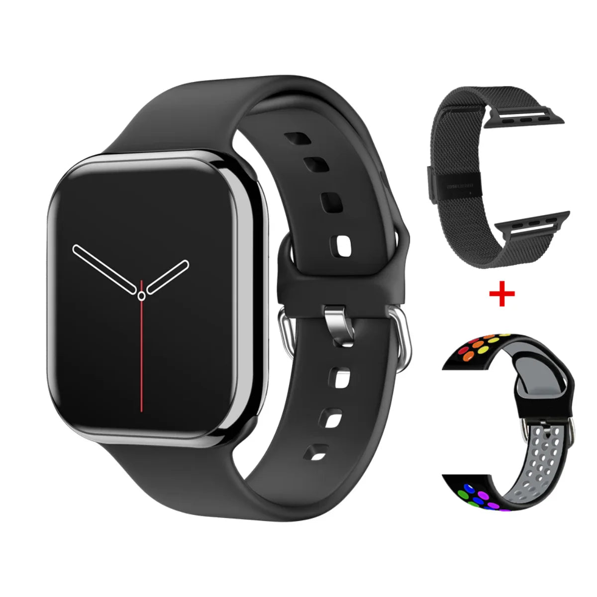 Reloj Inteligente Serie 10 Watch 10 GPS con Memoria DT, Música, Video, Llamadas Bluetooth, Monitor de Ritmo Cardíaco, Resistente al Agua, NFC, para Apple y Android