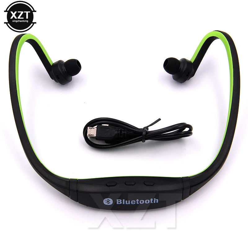 Auriculares S9 compatibles con Bluetooth 4,0, auriculares inalámbricos deportivos, auriculares estéreo de música + ranura para tarjeta Micro SD para iphone, Huawei, XiaoMi