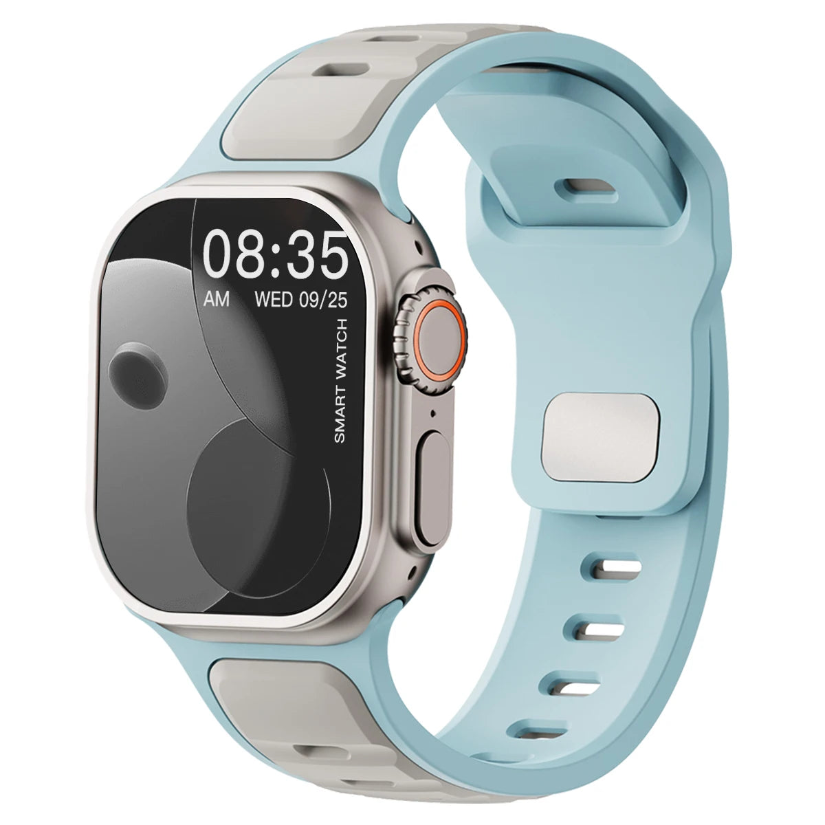 Para Iwatch Series 11 10 9 8 7 6 5 4 SE3 Ultra 1 2 Correa deportiva de silicona para Apple Watch 49mm 46mm 45mm 44mm 42mm 41mm 40mm