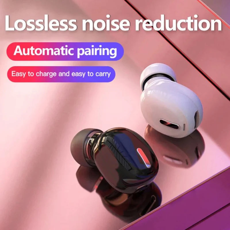 Auriculares inalámbricos compatibles con Bluetooth 5,0, auriculares internos deportivos con manos libres para todos los teléfonos, 1 unidad