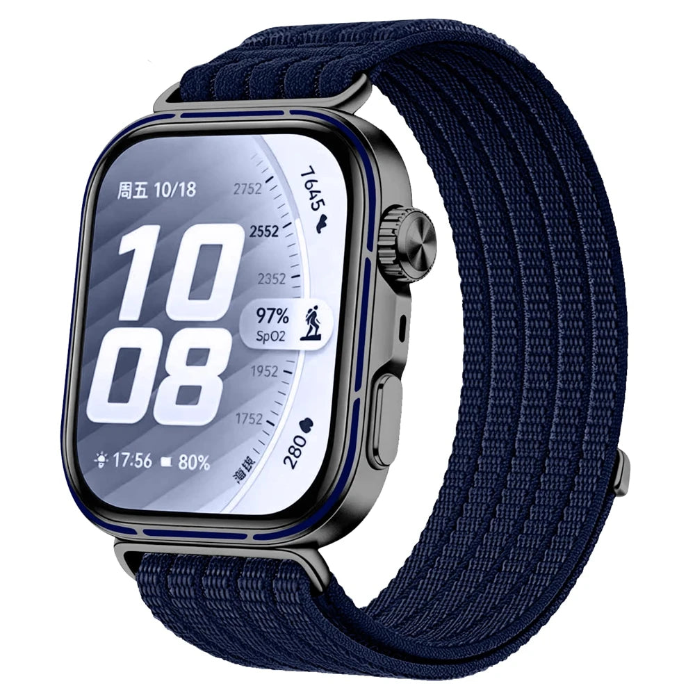 Correa de nailon trenzada para Huawei Watch Fit3/4Pro/5Pro, banda cómoda y transpirable para accesorios Huawei Watch Fit3/Fit4/Fit5