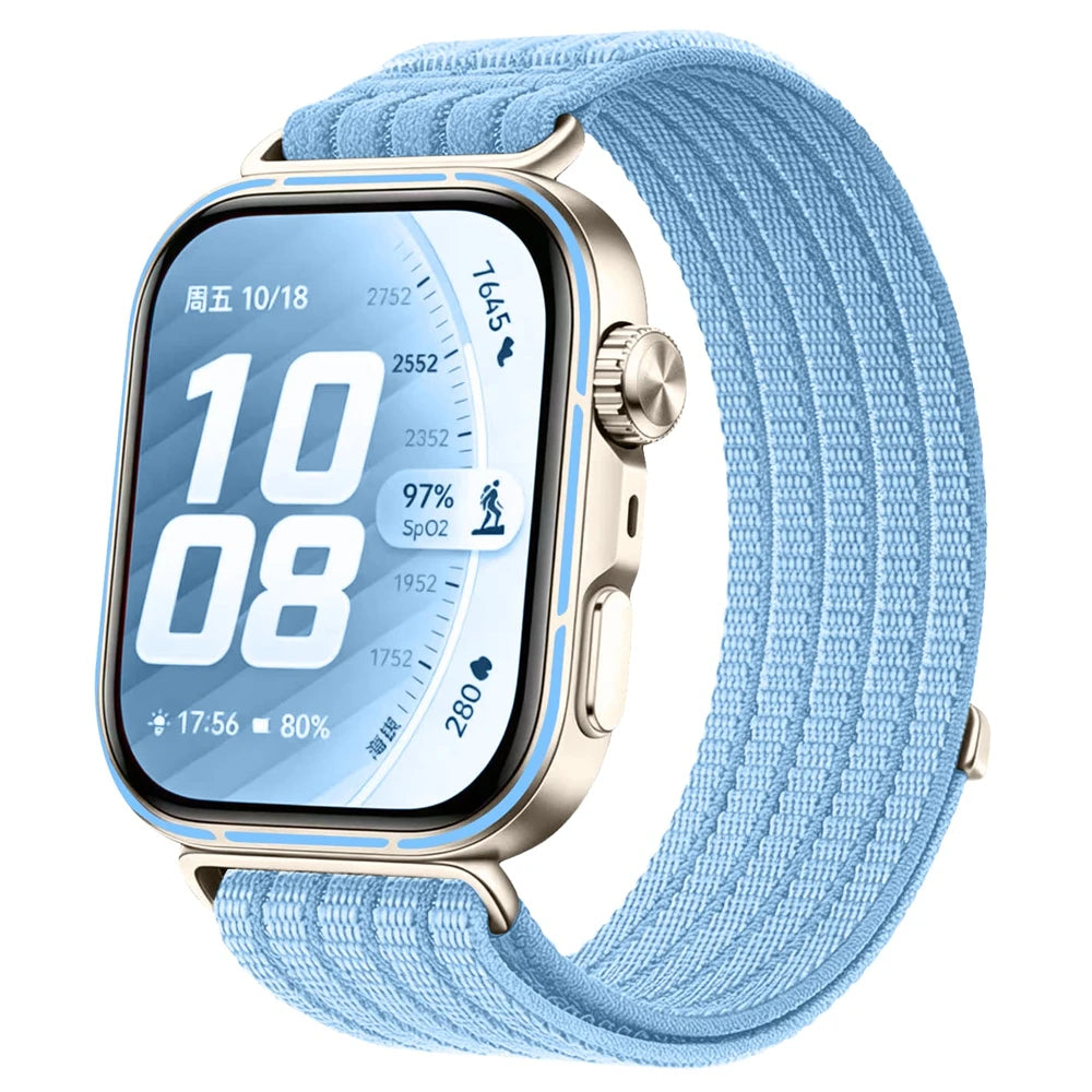 Correa de nailon trenzada para Huawei Watch Fit3/4Pro/5Pro, banda cómoda y transpirable para accesorios Huawei Watch Fit3/Fit4/Fit5
