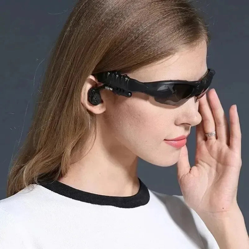 Gafas de Sol Inalámbricas con Bluetooth, Polarizadas, Audio de Oído Abierto, Reducción de Ruido, UV400, para Conducir, Correr y Hacer Senderismo