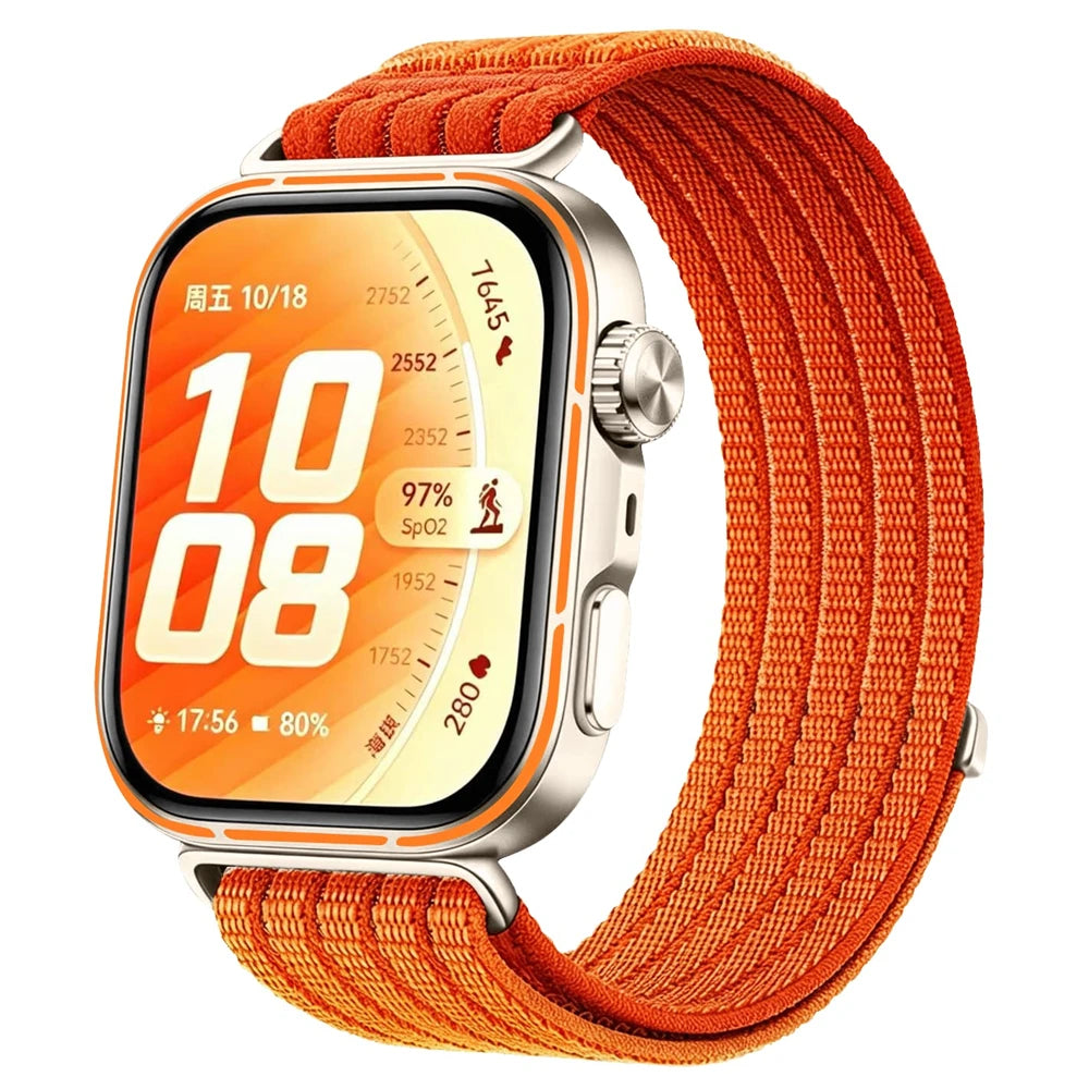 Correa de nailon trenzada para Huawei Watch Fit3/4Pro/5Pro, banda cómoda y transpirable para accesorios Huawei Watch Fit3/Fit4/Fit5